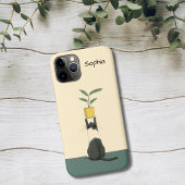 Cat with Plant Case-Mate iPhoneケース