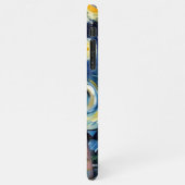 Cat with the pearl earring  iPhoneケース (左側)