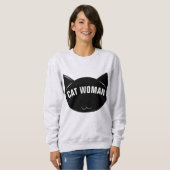 CAT WOMAN Tシャツ秋 スウェットシャツ (正面フル)