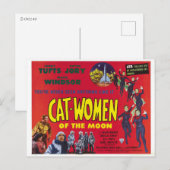Cat Women of the Moon、サイエンスフィクション映画、ヴィンテージ ポストカード (正面/裏面)