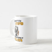 Cat You Can't Fix Stud But You Can Numb It With A  コーヒーマグカップ (正面左)