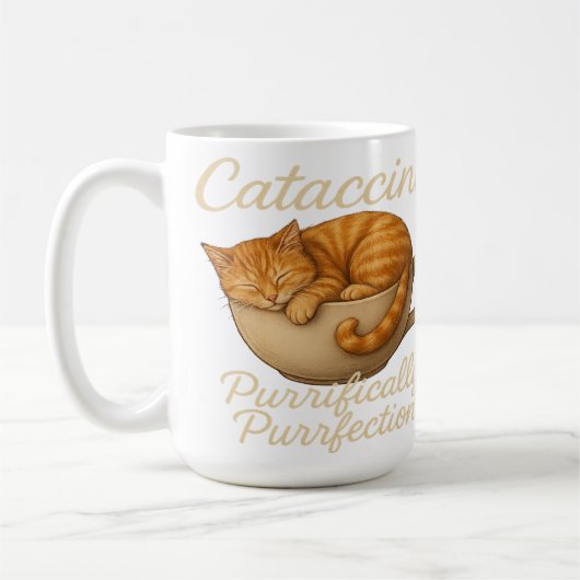 Catacino™ – 目的別目的限定版 コーヒーマグカップ (左)
