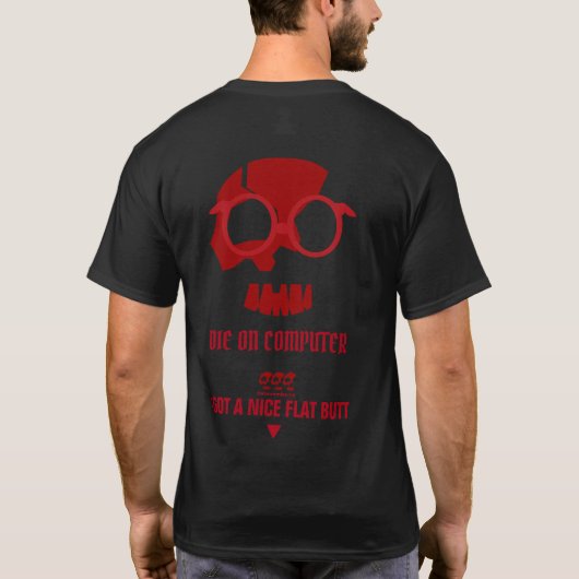 catacomberry skuletons forおたく&ギーク tシャツ (裏面)