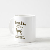 Catahoulaのヒョウ犬 コーヒーマグカップ (正面左)