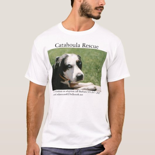 Catahoulaの救助フロリダ Tシャツ (正面)