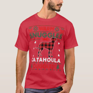 Catahoula Dog Lover Family Pajama Dog Ugly Christm Tシャツ
