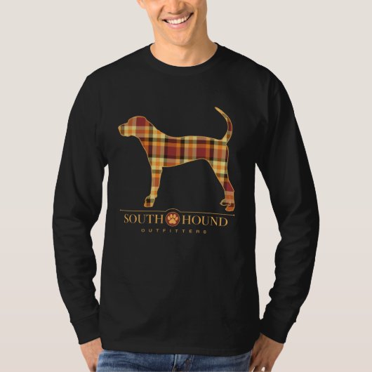 Catahoula Leopard Dog Autumn Plaid Pattern Tシャツ (正面)