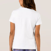 Cataleyaの女の子Cの一流の意味蘭のワイシャツ Tシャツ (裏面)