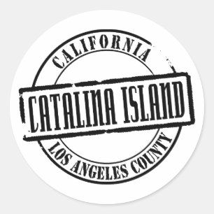 Catalinaの島のタイトル ラウンドシール