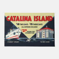 Catalinaの島のヴィンテージのカジノ旅行ポスター