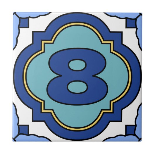 Catalinaの島数住所タイル8 タイル (正面)