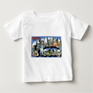 Catalinaの島、カリフォルニアからの挨拶! ベビーTシャツ