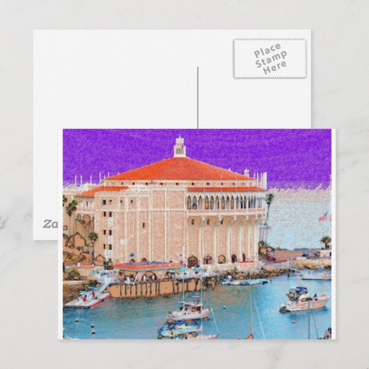 Catalinaの島 ポストカード (正面/裏面)