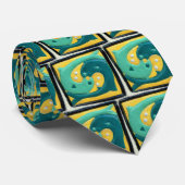 Catalinaの魚のタイルのタイ ネクタイ (ロール)