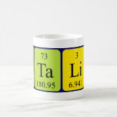 Catalina定期的なテーブル名mug コーヒーマグカップ (中央)