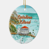 Catalina Island California Ornament セラミックオーナメント (右)