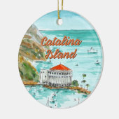 Catalina Island California Ornament セラミックオーナメント (左)