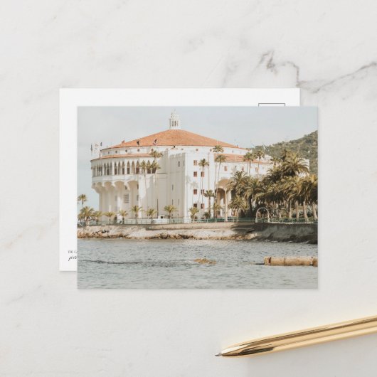 Catalina Island Casinoの写真:Descansoビーチ ポストカード (正面/裏面インサイチュ)