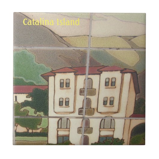 CATALINA ISLAND CERAMIC TILE お気に入りの場所 タイル (正面)