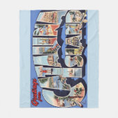 Catalina Island Greeting  フリースブランケット (正面)