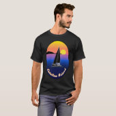 Catalina Island Sailing Printed On Front Tシャツ (正面フル)
