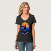 Catalina Island Sailing Printed On Front Tシャツ (正面フル)