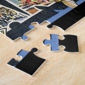 Catalina Island_Vintage旅行ポスターアートワーク ジグソーパズル (側面)