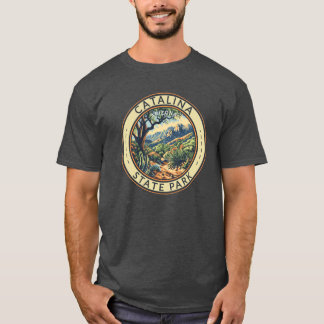 Catalina State Park Arizona Travel Art Badge Overs Tシャツ