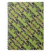 Catalpaは迷彩柄のナマズの魚釣りを徐々に引出します ノートブック (正面)