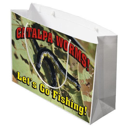 Catalpaみみず! 採取することを行こう! ラージペーパーバッグ (裏面アングル)