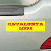 Catalunya* Libreのバンパーステッカー バンパーステッカー (車上)