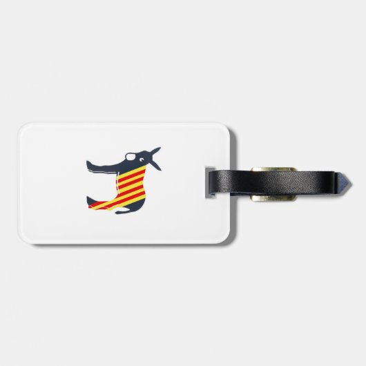 Catalunya suitcase Identification worldwide ラゲッジタグ (裏面横)