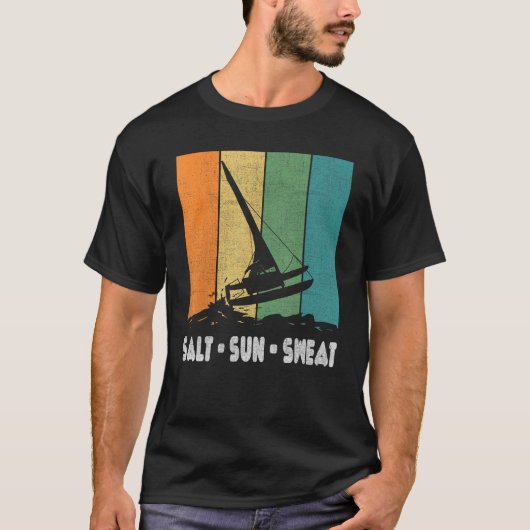 Catamaran Boat Sailing 2 Tシャツ (正面)
