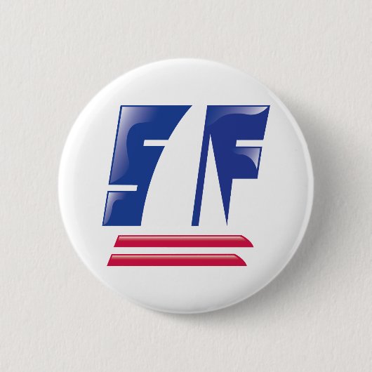 Catamaran Sailing_Pontoon Racing_S.Fベイボート 缶バッジ (正面)