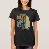 Catamaran Two Hulls Sailing Quote Catamaran Captai Tシャツ (正面)
