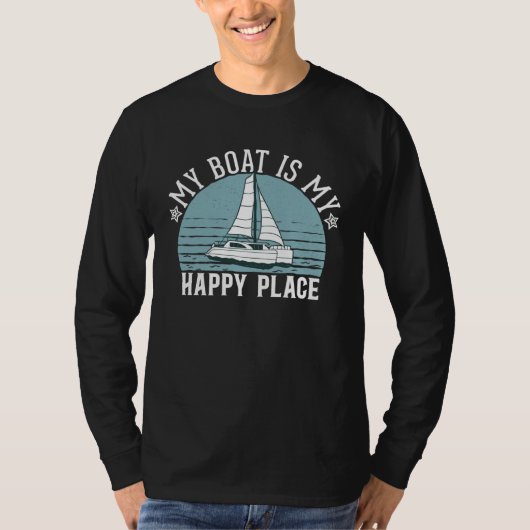 Catamaran Two Hulls Sailing Quote Catamaran Captai Tシャツ (正面)