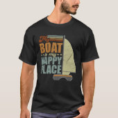 Catamaran Two Hulls Sailing Quote Catamaran Captai Tシャツ (正面)