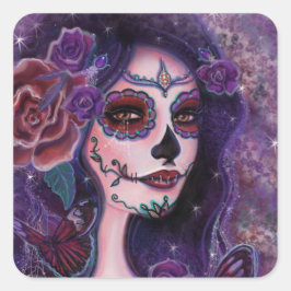 Catania day of the dead by Renee Lavoie   スクエアシール