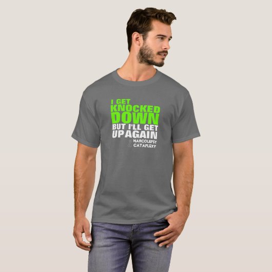 Cataplexyの認識度のユニセックスなTシャツ Tシャツ (正面フル)