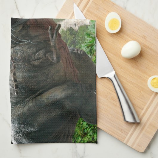 Catasaurusのレックス キッチンタオル (四つ折り)