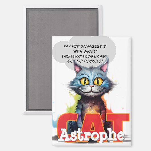 CatAstrophe | No Pockets Chaos Posse Magnet マグネット (正面/裏面)