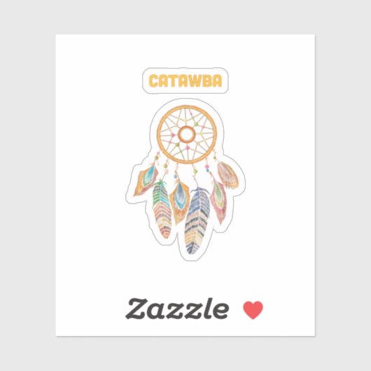 Catawba Tribe Native American Indian Proud Dream C シール (シート)