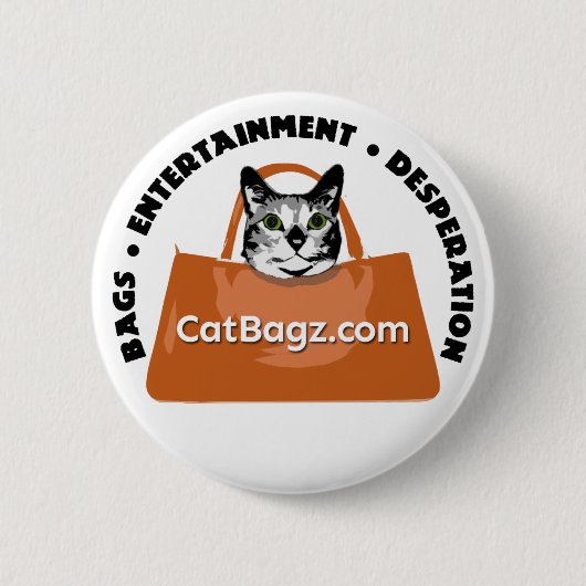 CatBagz.com |バッグ*エンターテイメント*絶望 缶バッジ (正面)