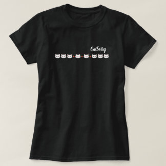 Catberry | かわいい猫のイチゴTシャツ Tシャツ