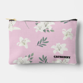 Catberry | シンプルフラワーパターン ポーチ