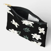 Catberry | Minimalist Floral Pattern Pouch アクセサリーポーチ (見開き)