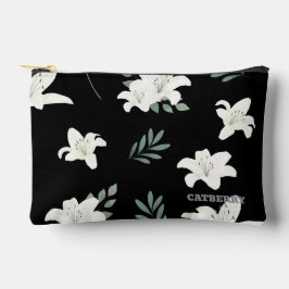 Catberry | Minimalist Floral Pattern Pouch アクセサリーポーチ