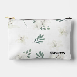 Catberry | Minimalist Floral Pattern Pouch アクセサリーポーチ