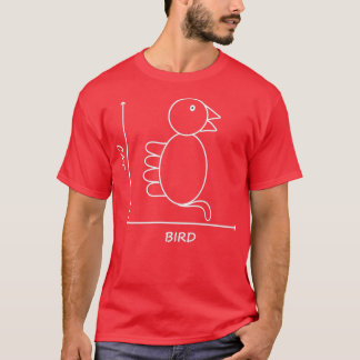 CatBirdグラフ Tシャツ