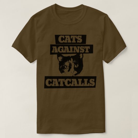 Catcalls2に対するネコ Tシャツ (デザイン正面)